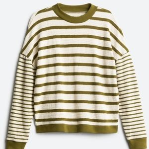 Madewell Ramsey Stripe Detail Knit Top